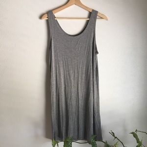 Soft Grey Tank Top Dress